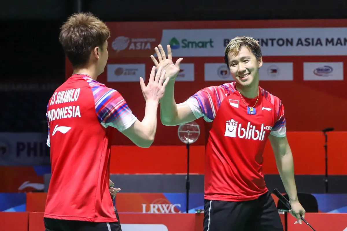Kevin Sanjaya Sukamuljo / Marcus Fernaldi Gideon - Kejuaraan Bulu Tangkis Beregu Asia 2020