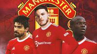 Manchester United - Ruben Neves, Declan Rice, Kante (Bola.com/Adreanus Titus)