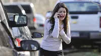 Pembantaian di Sekolah Sandy Hook 14 Desember 2012 (AP Photo/Jessica Hill)