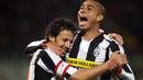 Duet David Trezeguet dengan Alessandro Del Piero di lini depan Juventus juga disebut-sebut sebagai duet paling tajam sepanjang sejarah Juventus. (AFP/Nico Casamassima)