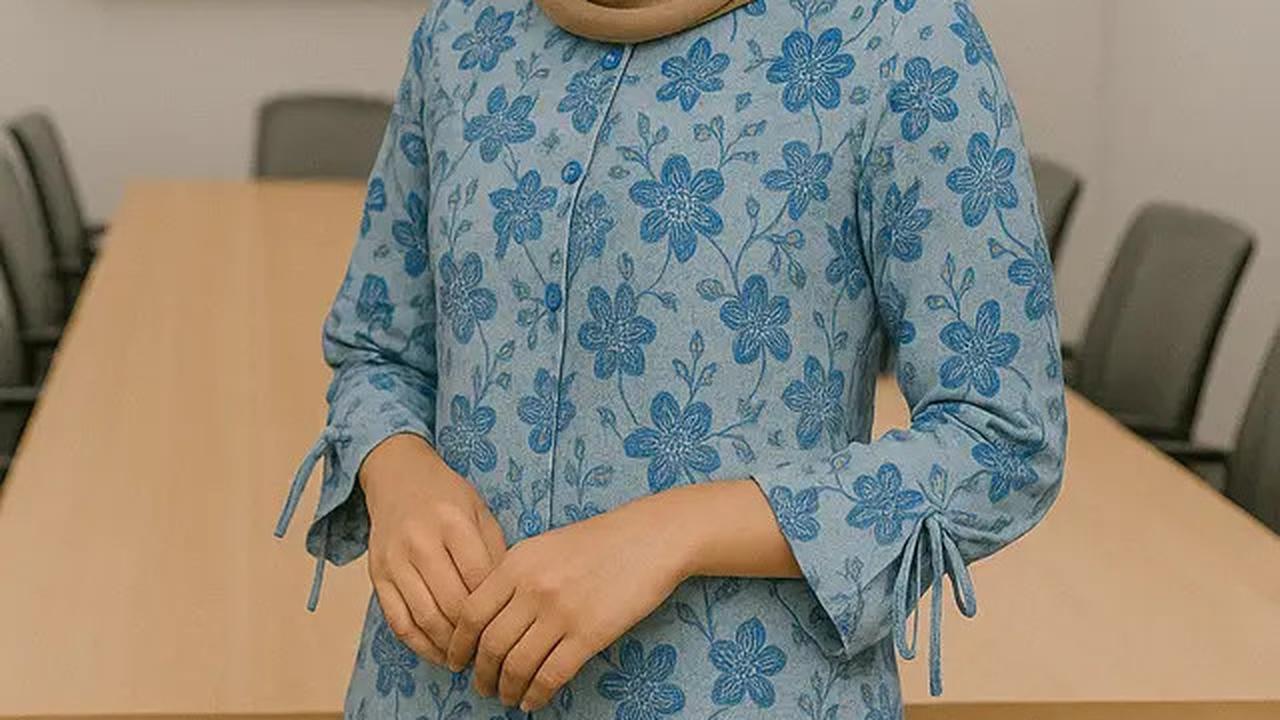 5 Model Baju Batik Tunik Kantor, Bikin Terlihat Berkelas Namun Kasual