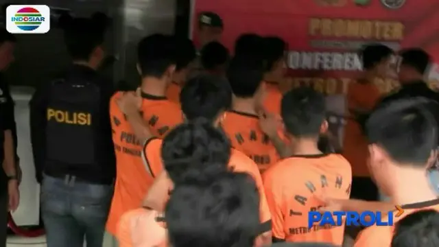 Polisi Bekuk Belasan Pemuda Penyerang Suporter di Tangerang