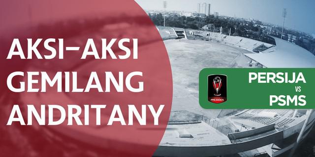 VIDEO: Aksi-Aksi Gemilang Andritany yang Buat PSMS Tak Bisa Bobol Persija