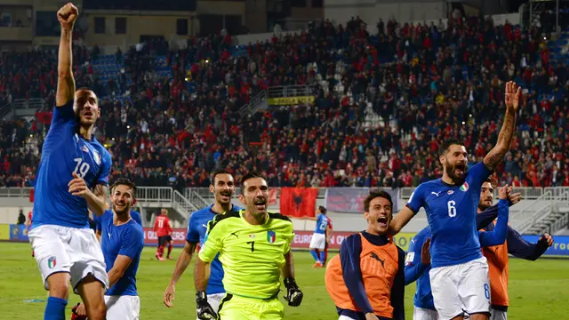 Italia, Albania, Kualifikasi Piala Dunia 2018