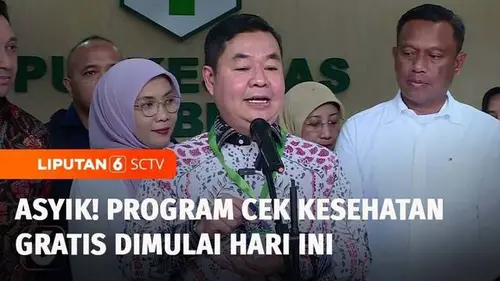 VIDEO: Cek Kesehatan Gratis Hadiah Ulang Tahun Dimulai Hari Ini, Gimana Cara Daftarnya?
