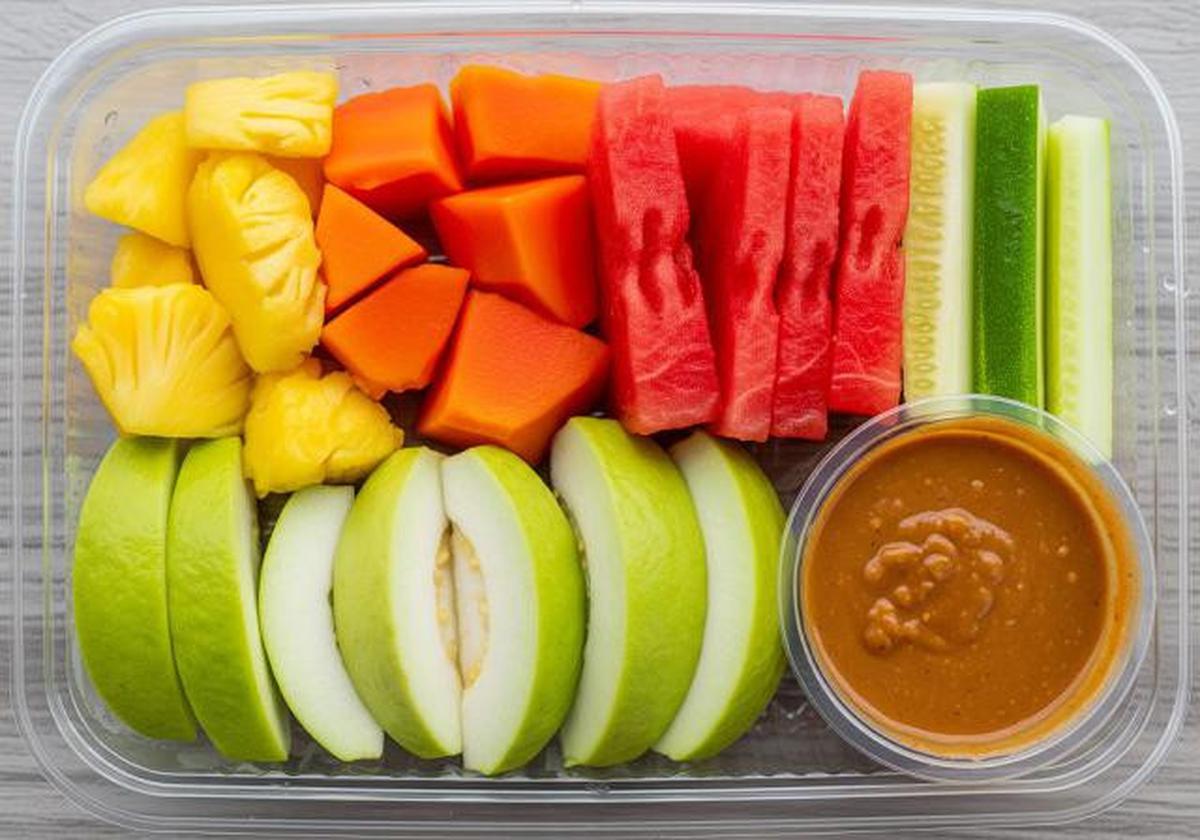 Rujak Buah Segar/ Ide Jualan Makanan Simpel Bungkus Kotak Thinwall