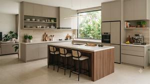 15 Warna Kitchen Set yang Tetap Terlihat Mewah Meski Tanpa Finishing Glossy, Ada Dapur Impian Anda?