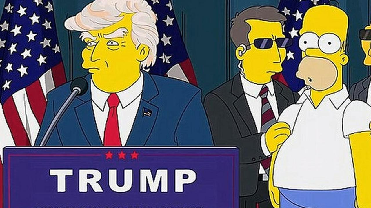 18 tahun lalu, sebuah episode dalam The Simpsons pernah 'meramalkan' bahwa di masa depan Donald Trump jadi presiden AS (Capture/DAHBOO77)