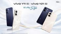 Vivo Y21 5G dan Vivo Y11 5G. Credit: Vivo