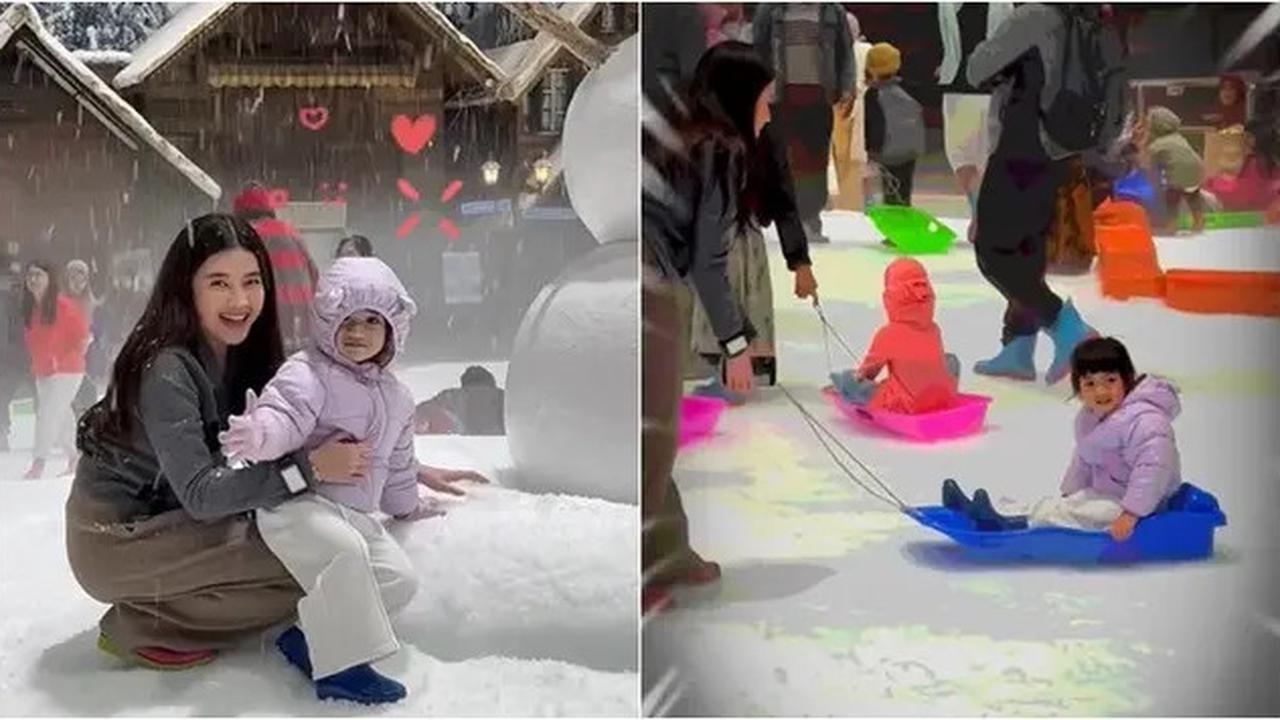 6 Potret Irish Bella Ajak Empat Anaknya Main di Snow World, Akhirnya Kumpul Bareng