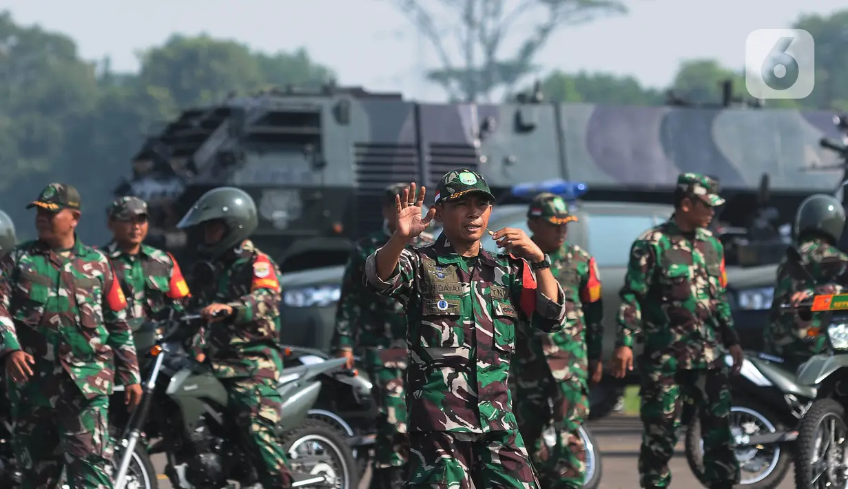 Pengamanan dari TNI hanya dilakukan jika personil Polri yang berada di garis depan terpukul mundur. (merdeka.com/Imam Buhori)