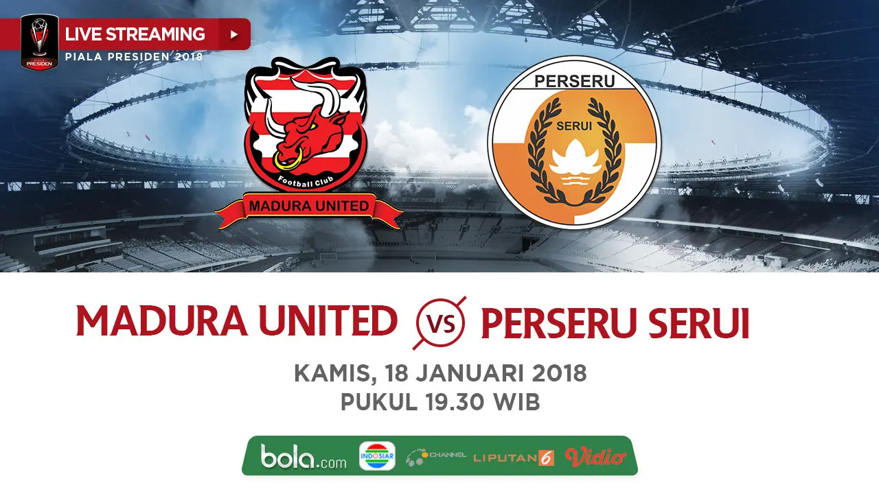 Madura United Vs Perseru Serui
