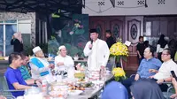 Edy Rahmayadi saat merayakan ulang tahun ke-63 di kediamannya, Jalan Karya Bakti, Kecamatan Medan Johor, Kota Medan, Minggu, 10 Maret 2024