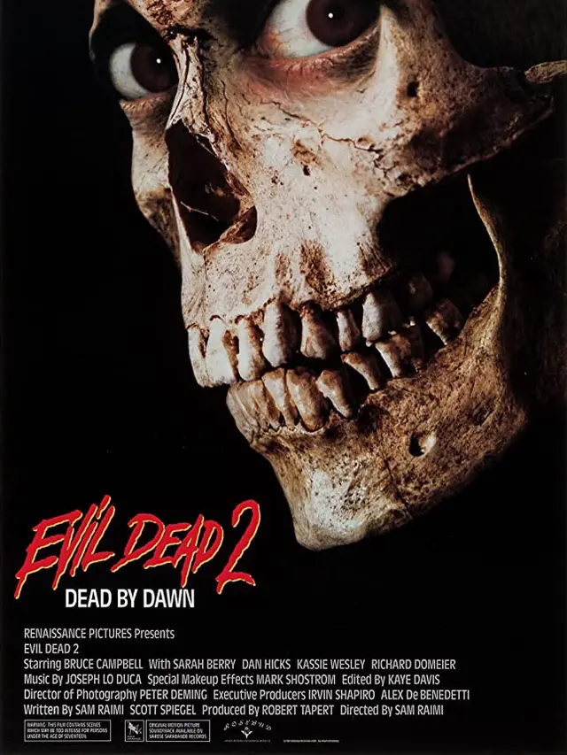 Poster Evil Dead 2. (Foto: Renaissance Pictures/ IMDb)