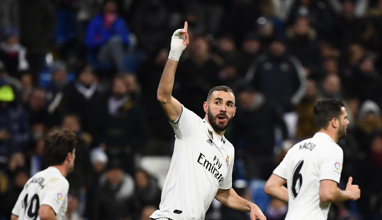 7. Karim Benzema (Real Madrid) - 10 gol dan 2 assist (AFP/Gabriel Bouys)