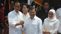 Pasangan Capres-Cawapres, Jokowi dan JK mengaku siap membawa perubahan pada bangsa Indonesia, di Gedung Joang 45, Jalan Menteng Raya 31, Jakarta Pusat, Senin (19/05/2014) (Liputan6.com/Herman Zakharia).