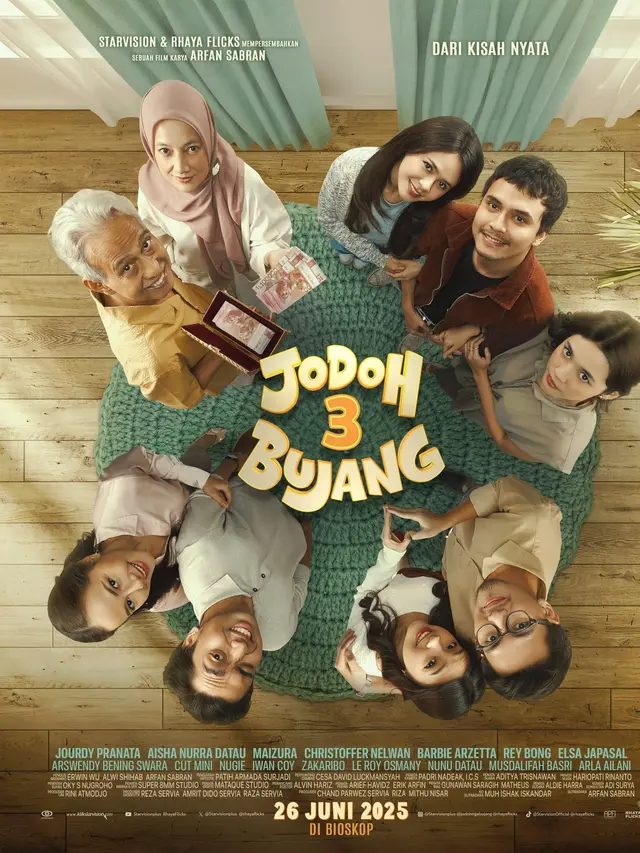 Poster film Jodoh 3 Bujang. (Foto: Dok. Starvision Plus)