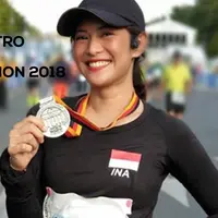 Cerita Dian Sastro Alami Cedera di Berlin Marathon 2018