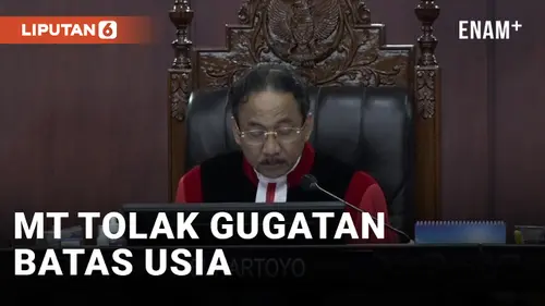 VIDEO: MK Tolak Gugatan Batas Usia Bagi Calon Kepala Daerah