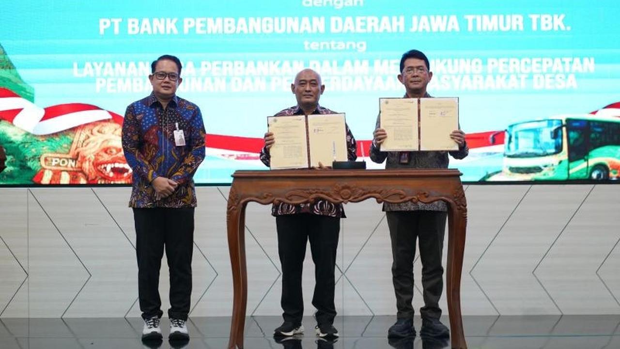 Kolaborasi Bank Jatim dan Kemendes PDT Perkuat Ekonomi Desa Melalui Layanan Perbankan
