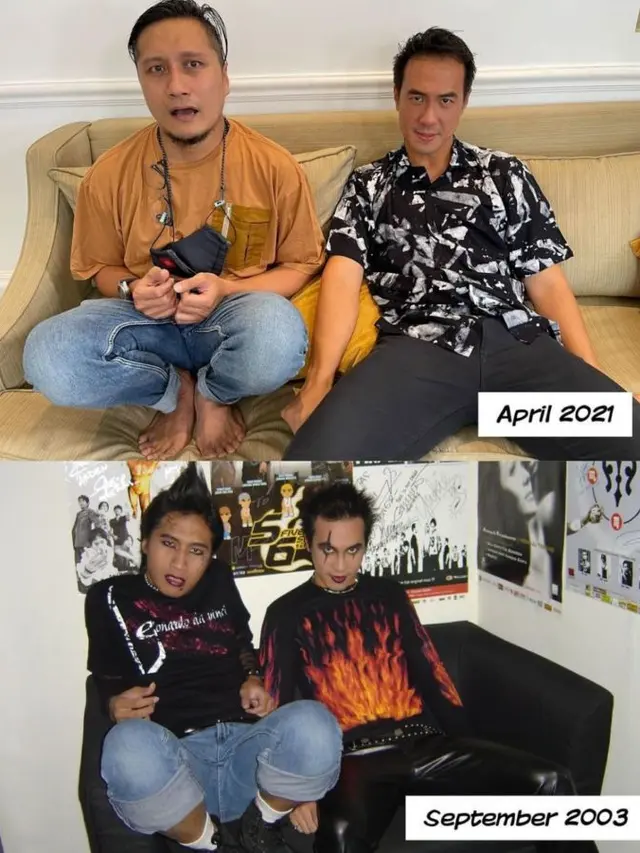 8 Potret Pose Artis saat Remake Foto Lawas, Gayanya Mirip Banget