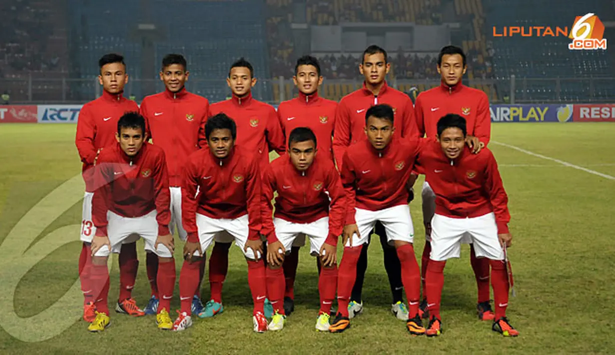 Inilah para pejuang muda sepakbola yang siap membawa nama harum Bangsa Indonesia (Liputan6.com/ Helmi Fithriansyah)