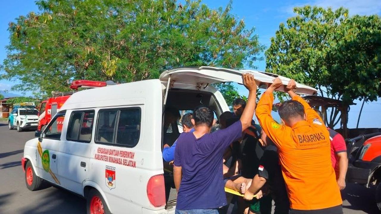 Drama Penyelamatan Cepat! Dua Pemuda Tenggelam di Pantai Alar Minahasa Selatan Usai Pesta Miras Berhasil Dievakuasi Tim SAR