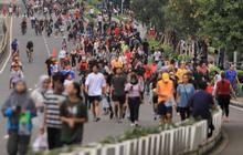 FOTO: Setelah Nikmati Libur Lebaran, Warga Jabodetabek Bondong-Bondong Berolahraga di Hari Bebas Kendaraan Bermotor Jakarta