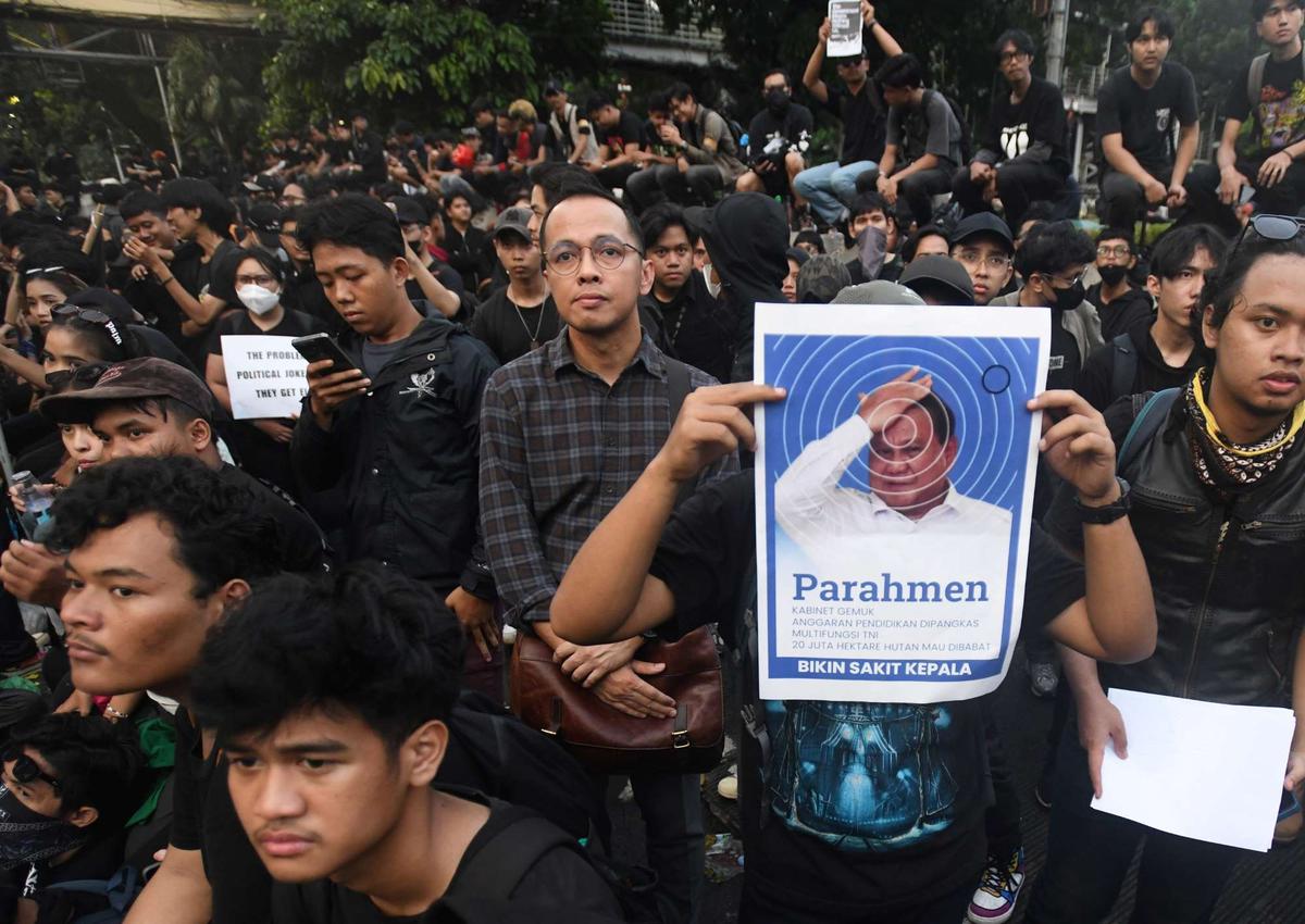 Masyarakat sipil gelar Aksi Indonesia Gelap
