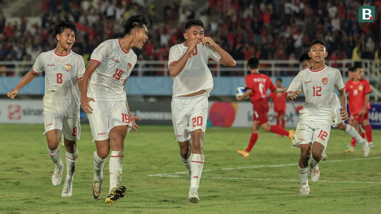 Timnas Indonesia U-16 vs Timnas Laos U-16 di Piala AFF U-16 2024