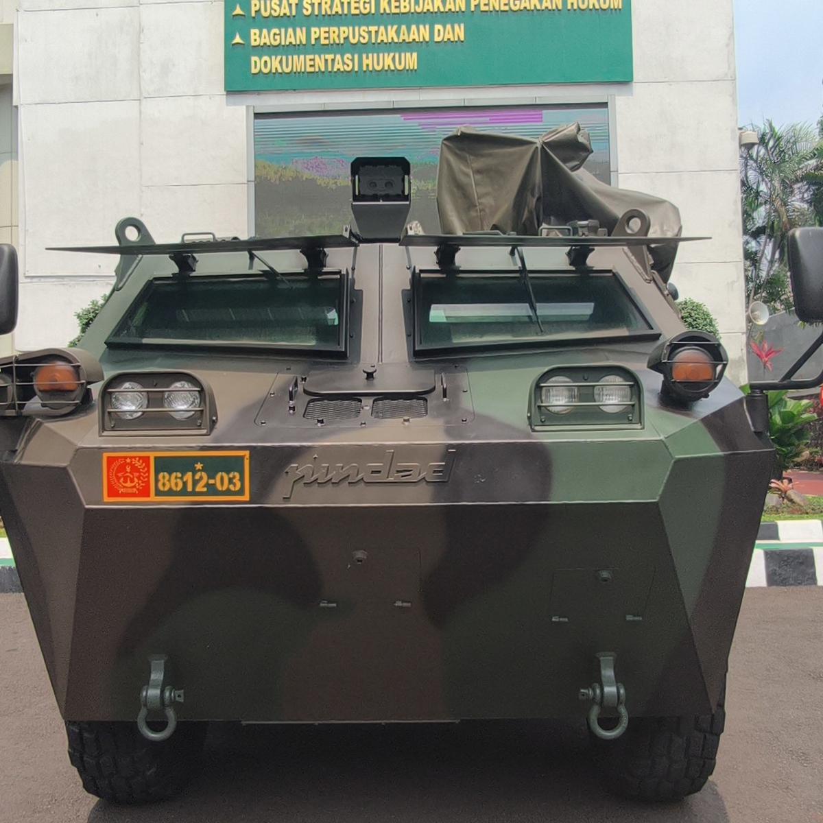Rantis Anoa TNI mejeng di Kejagung