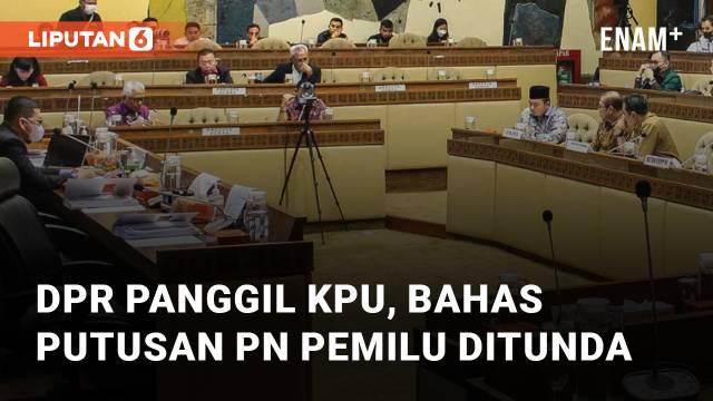 Komisi II DPR RI akan memanggil KPU dalam rapat kerja pada Rabu, 15 Maret 2023. Rapat akan membahas putusan PN Jakarta Pusat terhadap gugatan terkait Pemilu ditunda.