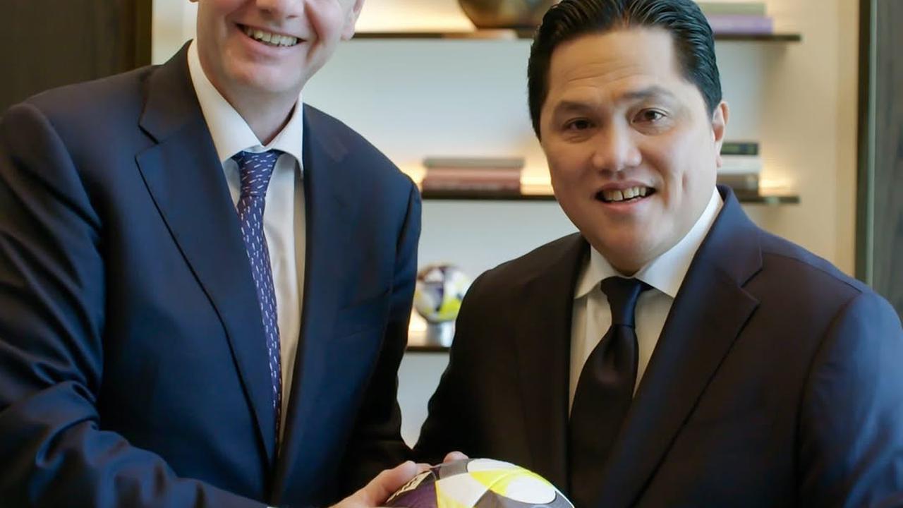 Ketum PSSI Erick Thohir Bertemu Presiden FIFA