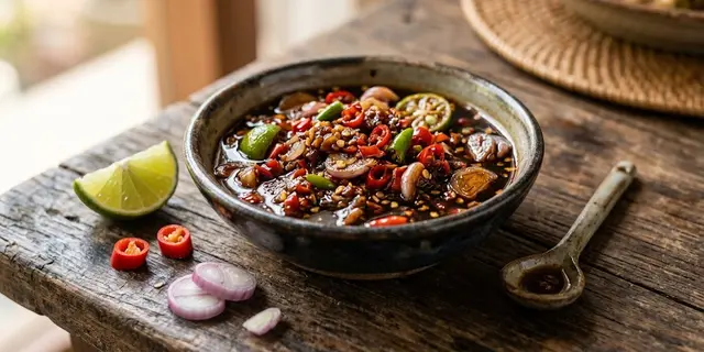 Resep Sambal Kecap Saus Tiram yang Gurih Pedas Segar
