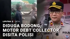 Diduga Bodong, Motor Debt Collector Disita Polisi