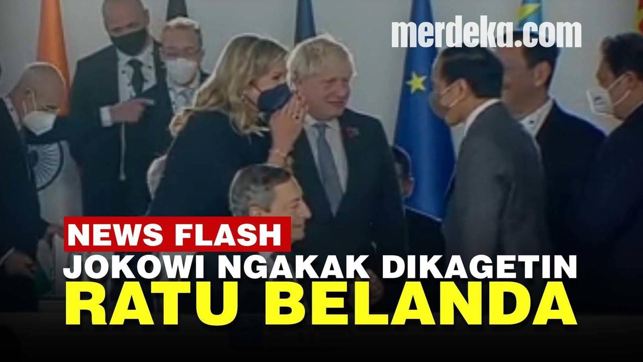 VIDEO: Ratu Belanda Bikin Presiden Jokowi Kaget saat Tegur Sapa di KTT G20