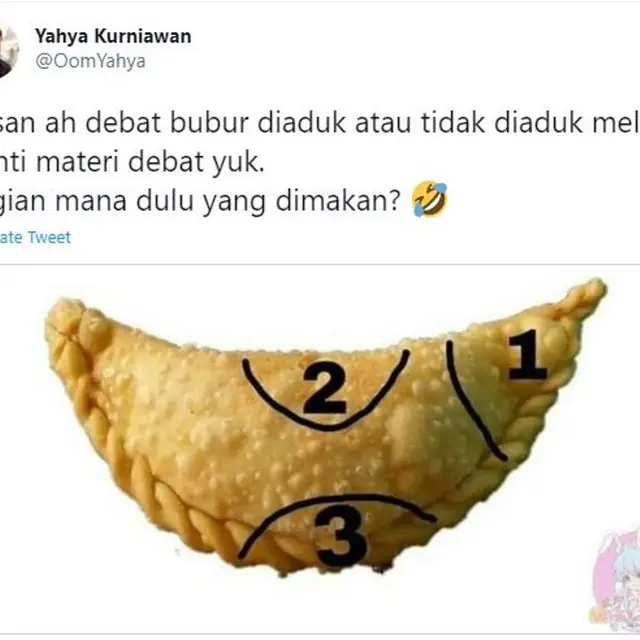 Usai Bubur Ayam, Kini Cara Makan Pastel Jadi Perdebatan