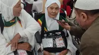 Jemaah calon haji Sumut embarkasi Medan 1445 Hijriah/2024 tertua berusia 95 tahun dari Kelompok Terbang (Kloter) I Kabupaten Asahan