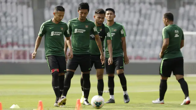 Latihan Timnas Indonesia