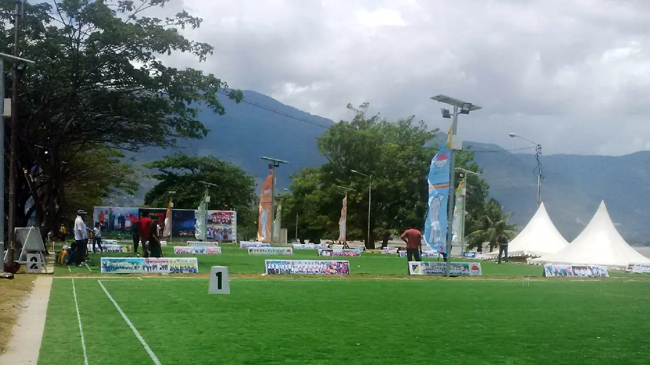 Turnamen Gate Ball Meriahkan Gerhana Matahari di Pantai Talise