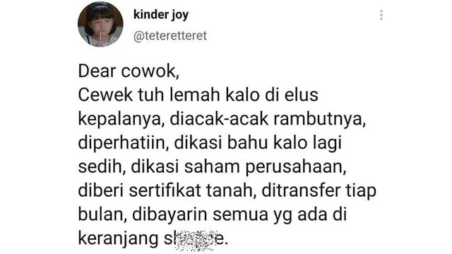 6 Kelemahan Cewek ala Netizen Ini Bikin Cowok Geleng Kepala