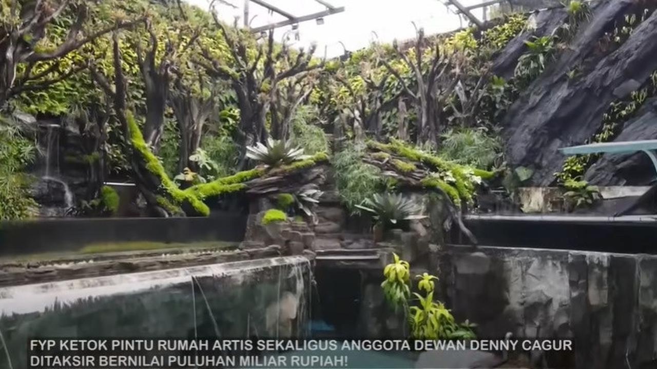 8 Potret Paludarium Raksasa di Rumah Denny Cagur yang Megah, Pemandangan Indah - Ditaksir Berharga Fantastis