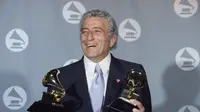 Tony Bennett pada 1995. (AP Photo/Mark J. Terrill, File)