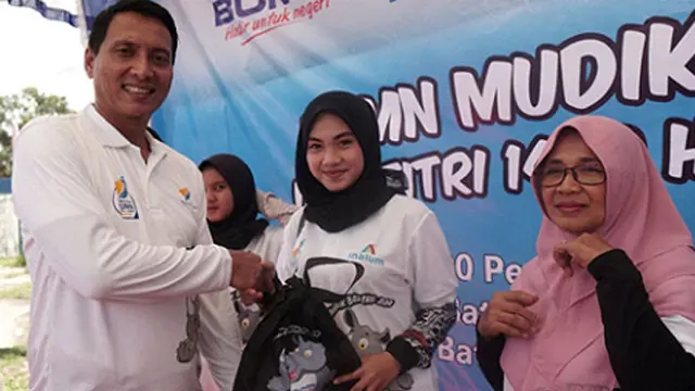 INALUM Berangkatkan 1.000 Peserta Mudik Rute Batam-Belawan Menggunakan Kapal