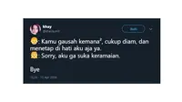 Curhatan Netizen 'Kamu Gak Usah Kemana-mana' (sumber:Twitter/@khairaumh