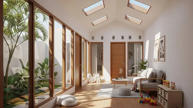 Taman Belakang sebagai Ruang Relaksasi dan Bermain