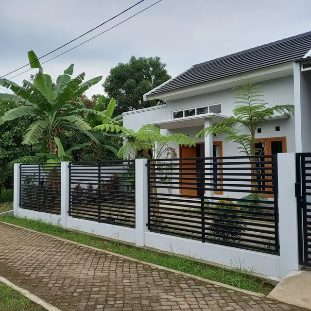 Model Pagar Minimalis untuk Rumah Type 45 di Desa
