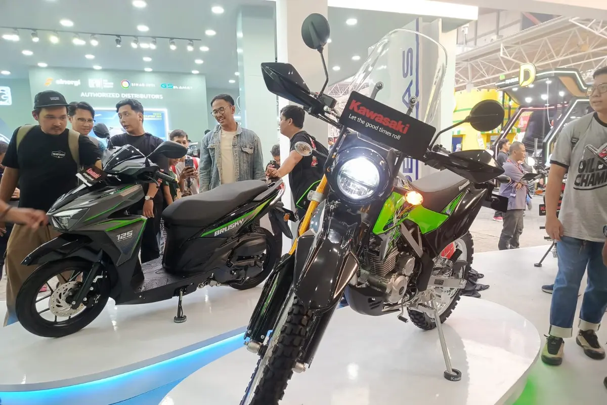 Kawasaki Luncurkan Tiga Model Baru di Jakarta Fair 2026, Modenas Brusky 125 Jadi Sorotan