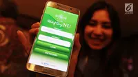 NU dan Bank BTN meluncurkan aplikasi seluler Wakaf Uang NU di Jakarta, Selasa (13/6). (Liputan6.com/Angga Yuniar)