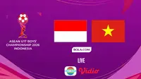 Cover prediksi Timnas Indonesia U-17 versus Timnas Vietnam U-17 di Piala AFF U-17 2026. (Bola.com/Wiwig Prayugi)
